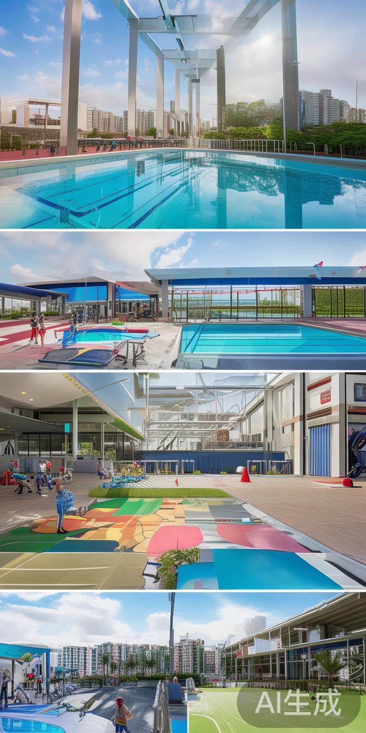 皇冠健康城体育新城:引领未来绿色健康生活的理想之地 体育新城强调运动和健身的重要性,投入大量资源建设国